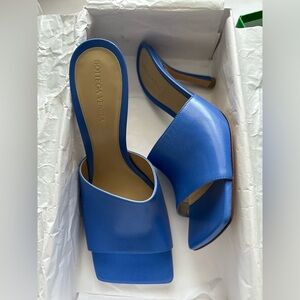 Bottega Veneta Vibrant Blue Open-Toe Heels